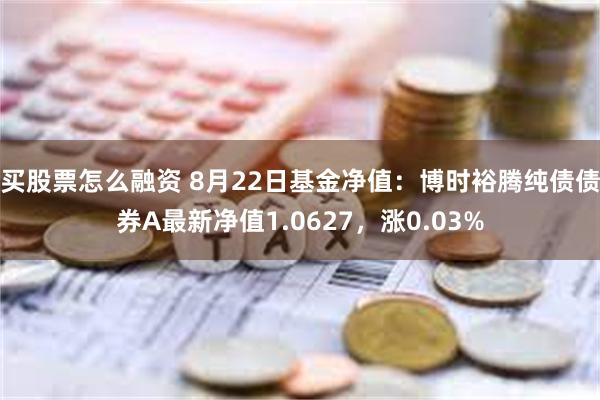 买股票怎么融资 8月22日基金净值：博时裕腾纯债债券A最新净值1.0627，涨0.03%