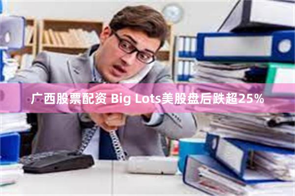 广西股票配资 Big Lots美股盘后跌超25%