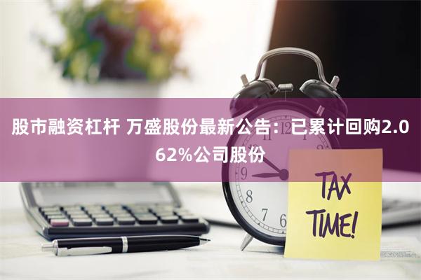 股市融资杠杆 万盛股份最新公告：已累计回购2.062%公司股份