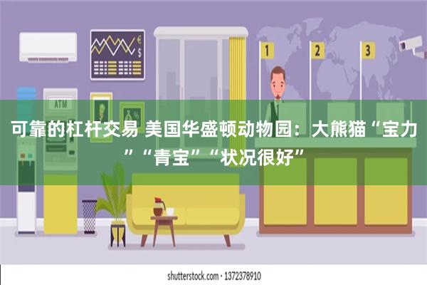 可靠的杠杆交易 美国华盛顿动物园：大熊猫“宝力”“青宝”“状况很好”