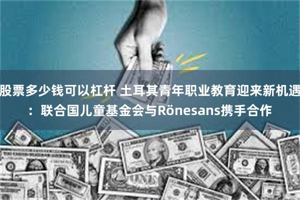 股票多少钱可以杠杆 土耳其青年职业教育迎来新机遇：联合国儿童基金会与Rönesans携手合作